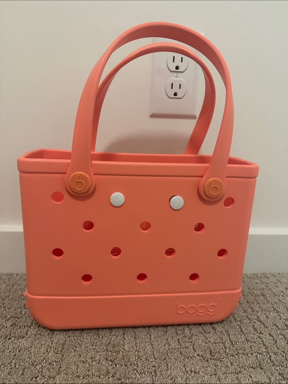 New Bogg Bag Bitty (small) in Pink color (grapefruit glow)